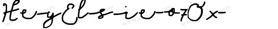HeyElsie-o7Ox字体转换