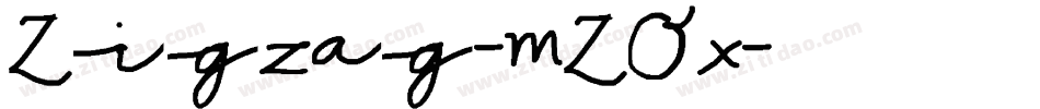 Zigzag-mZOx字体转换 Zigzag-mZOx字体转换