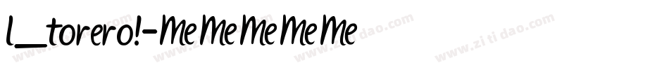 l_torero!字体转换