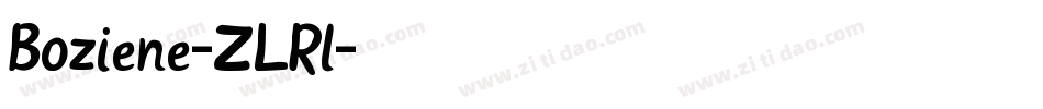 Boziene-ZLRl字体转换