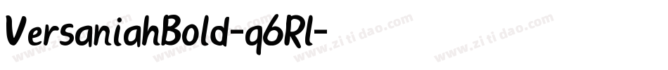 VersaniahBold-q6Rl字体转换