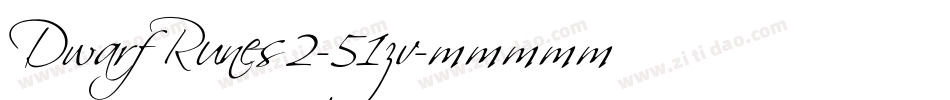 DwarfRunes2-51zv字体转换