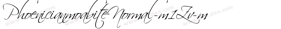 PhoenicianmoabiteNormal-m1Zv字体转换 PhoenicianmoabiteNormal-m1Zv字体转换