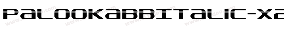 PalookaBbItalic-X2Xo字体转换 PalookaBbItalic-X2Xo字体转换