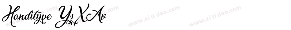 Handitype-YzXAv字体转换