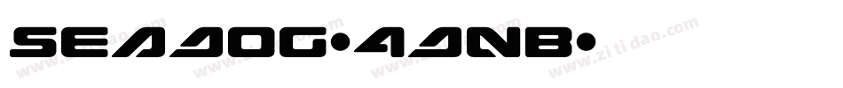 SeaDog-4DnB字体转换