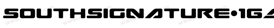 SouthSignature-1GDnB字体转换