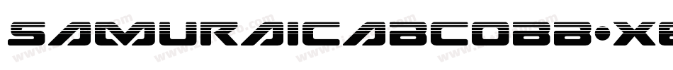 Samuraicabcobb-XErj字体转换