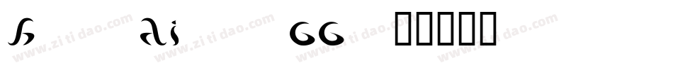 Banjin3DItalic-1GG4j字体转换