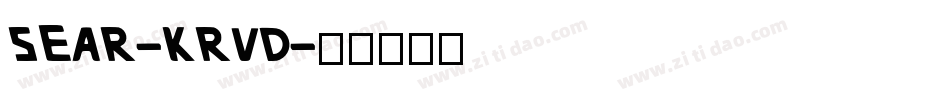 Sear-KRVD字体转换