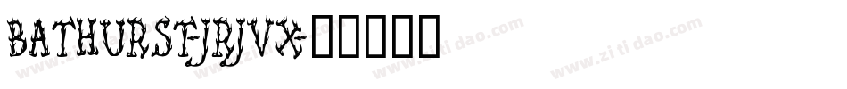 Bathurst-JRJVx字体转换