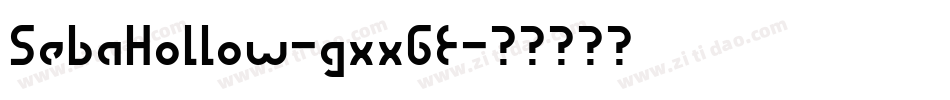 SebaHollow-gxx6E字体转换
