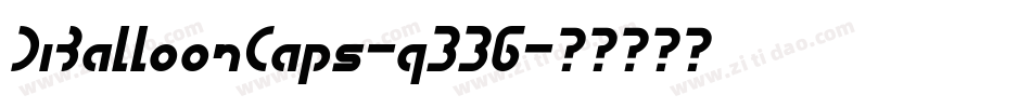 JiBalloonCaps-q336字体转换