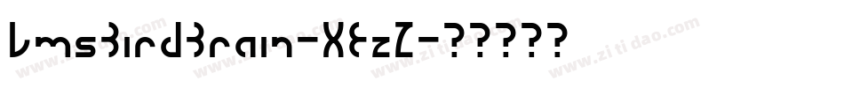 LmsBirdBrain-XEzZ字体转换