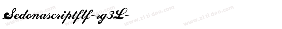Sedonascriptflf-rg3L字体转换 Sedonascriptflf-rg3L字体转换