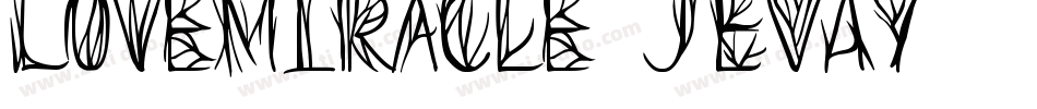 LoveMiracle-jEV8y字体转换