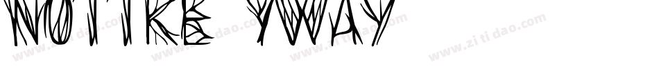 Nottke-yw8Y字体转换 Nottke-yw8Y字体转换