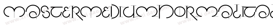 MasterMediumNormalItalic-7LjB字体转换