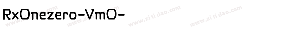 RxOnezero-Vm0字体转换 RxOnezero-Vm0字体转换