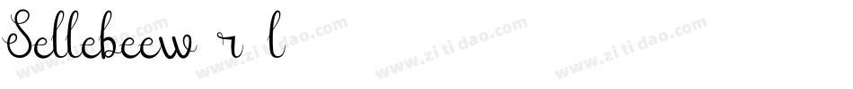 Sellebeew-r6l7字体转换 Sellebeew-r6l7字体转换