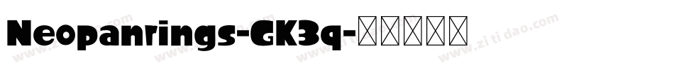 Neopanrings-GK3q字体转换