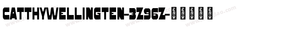 CatthyWellingten-3z96Z字体转换