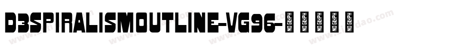 D3SpiralismOutline-VG96字体转换