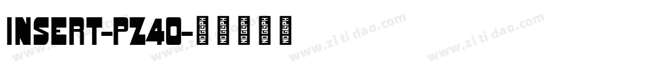 Insert-pZ4O字体转换