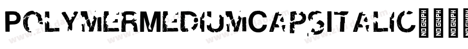 PolymerMediumCapsItalic字体转换