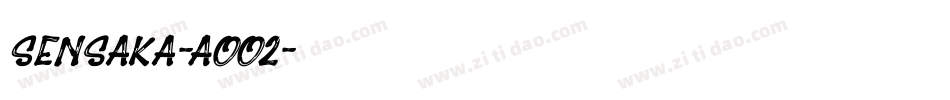 Sensaka-AOO2字体转换