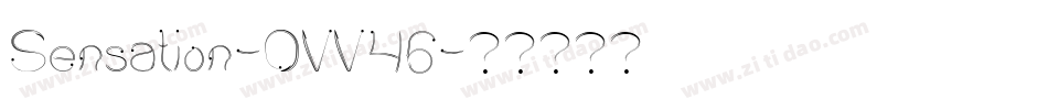 Sensation-OVV46字体转换
