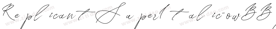 ReplicantSuperItalic-owBBz字体转换