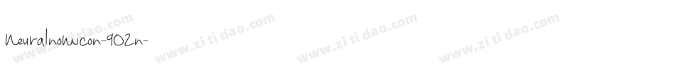 Neuralnomicon-9O2n字体转换
