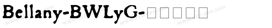 Bellany-BWLyG字体转换