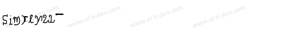 Simply21字体转换