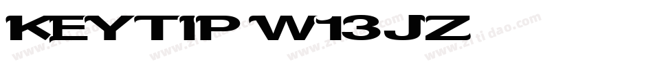 Keytip-w13JZ字体转换