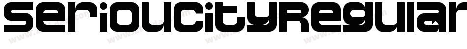 SerioucityRegular-4MJY字体转换