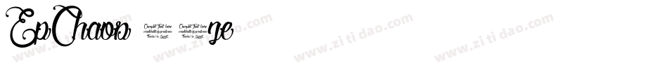 EpChaos-11ze字体转换