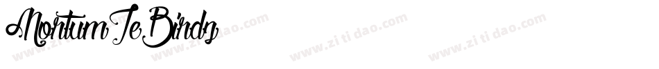MortumZeBirdz字体转换
