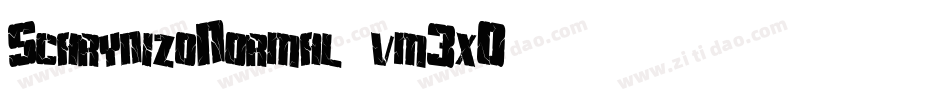 ScarynizoNormal-vm3xO字体转换