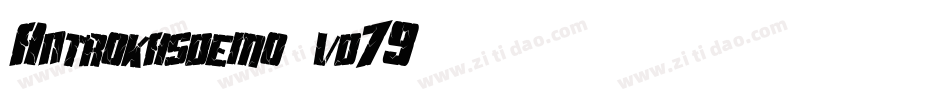 Antrokasdemo-vd79字体转换