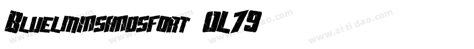 Bluelminsandsfort-0L79字体转换