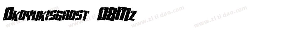 Dkoyukisghost-08Mz字体转换