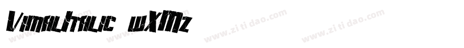 VimalItalic-wXMz字体转换