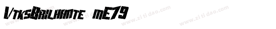 VtksBrilhante-mE79字体转换