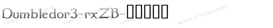 Dumbledor3-rxZB字体转换