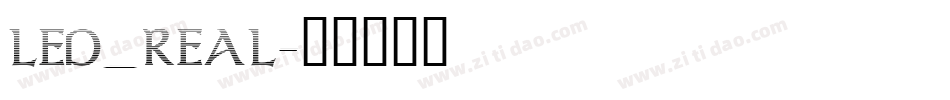 LED_REAL字体转换