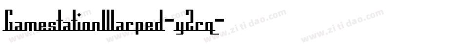 GamestationWarped-y2rq字体转换