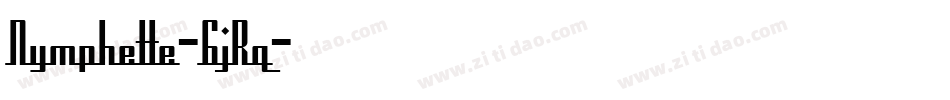 Nymphette-6jRq字体转换