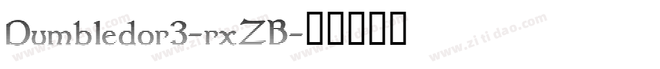 Dumbledor3-rxZB字体转换